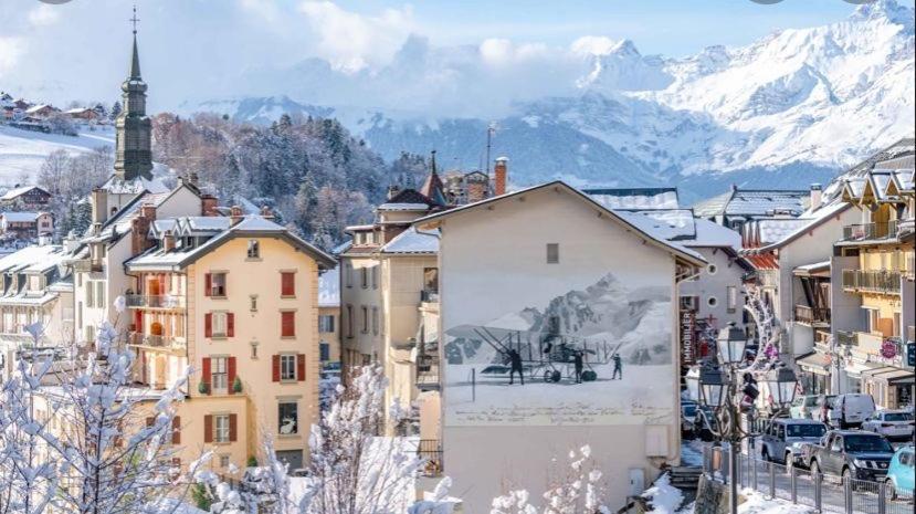 Elegant Historic Apartment Le Mont Joly - 3 Bed 2Bath View 80M2 Saint-Gervais-les-Bains Bagian luar foto
